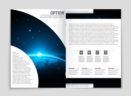 Abstract vector layout background set. For art template design, list, front page, mockup brochure theme style, banner, idea, cover, booklet, print, flyer, book, blank, card, ad, sign, sheet, a4のイラスト素材