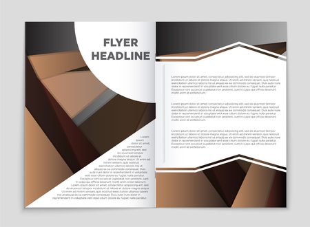 Abstract vector layout background set. For art template design, list, front page, mockup brochure theme style, banner, idea, cover, booklet, print, flyer, book, blank, card, ad, sign, sheet,, a4.のイラスト素材