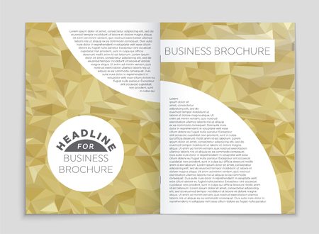 Abstract vector layout background set. For art template design, list, front page, mockup brochure theme style, banner, idea, cover, booklet, print, flyer, book, blank, card, ad, sign, sheet, a4のイラスト素材