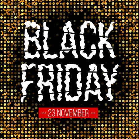 Abstract vector black friday sale layout background. For art template design, list, page, mockup brochure style, banner, idea, cover, booklet, print, flyer, book, blank, card, ad, sign, poster, badge.のイラスト素材