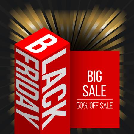 Abstract Black Friday sale layout background.のイラスト素材