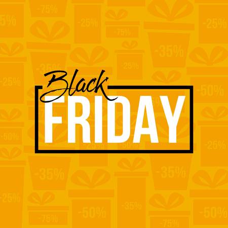 Abstract vector black friday sale layout background.のイラスト素材