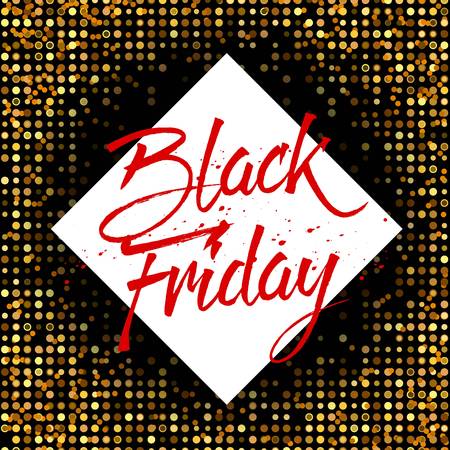 Abstract vector black friday sale layout background for art template design.のイラスト素材