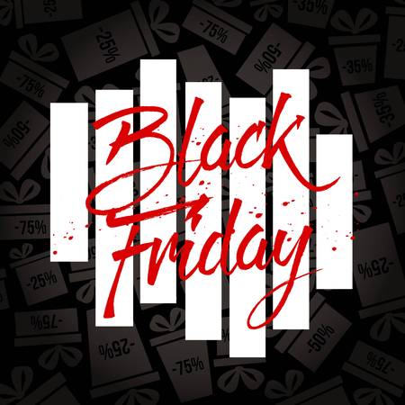 Abstract vector black friday sale layout background. For art template design, list, page, mockup brochure style, banner, idea, cover, booklet, print, flyer, book, blank, card, ad, sign, poster, badge.のイラスト素材