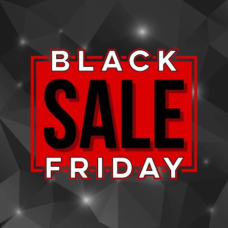 Abstract black friday sale layout.のイラスト素材