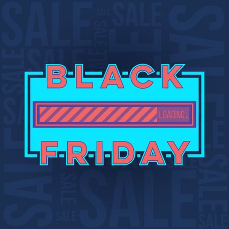 Abstract vector black friday sale layout background. For art template design, list, page, mockup brochure style, banner, idea, cover, booklet, print, flyer, book, blank, card, ad, sign, poster, badge.のイラスト素材