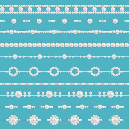 Bead pattern illustration.のイラスト素材