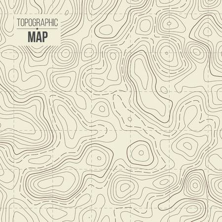 Creative illustration of topographic map.のイラスト素材