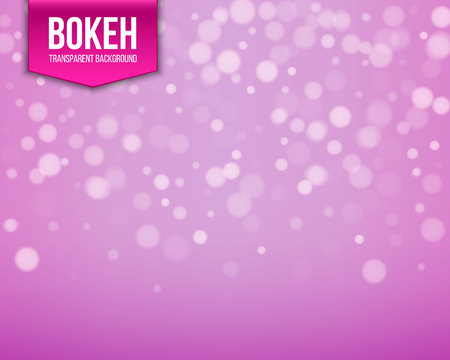 Creative vector illustration of circular shining bokeh isolated on transparent background. Art design colorful glitter vintage magic lights. Abstract concept graphic elementのイラスト素材