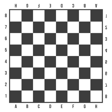 Creative vector illustration of chess board set isolated on transparent background. Art design checkered, checkerboard, chessboard, planes. Abstract concept graphic elementのイラスト素材