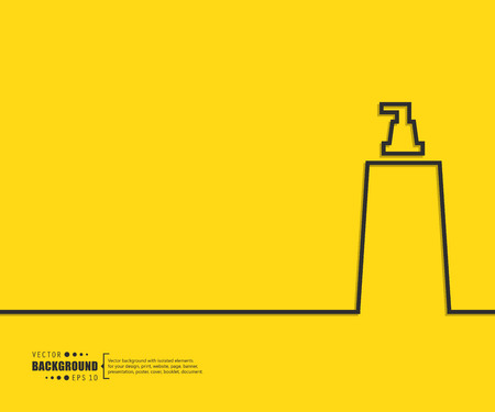 Abstract creative concept vector line draw background for web, mobile app, illustration template design, business infographic, page, brochure, banner, presentation, poster, cover, booklet, documentのイラスト素材