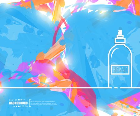 Abstract creative concept vector line draw background for web, mobile app, illustration template design, business infographic, page, brochure, banner, presentation, poster, cover booklet documentのイラスト素材