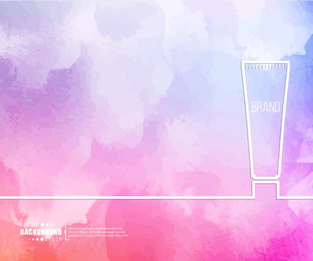 Abstract creative concept vector line draw background for web, mobile app, illustration template design, business infographic, page, brochure, banner, presentation, poster, cover booklet documentのイラスト素材