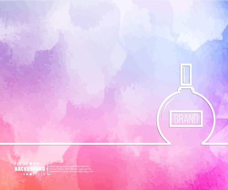 Abstract creative concept vector line draw background for web, mobile app, illustration template design, business infographic, page, brochure, banner, presentation, poster, cover booklet documentのイラスト素材