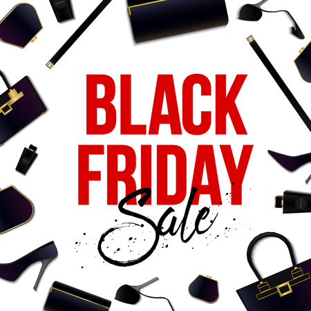 Creative vector illustration of super big sale special offer poster, banner, background. Art design black friday inscription template. Abstract concept graphic element.のイラスト素材