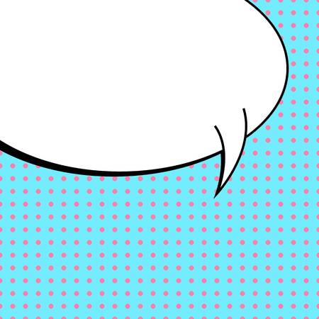 Abstract creative concept comic pop art style blank, layout template with clouds beams and isolated dots background. For sale banner, empty speech bubble set, illustration halftone book designの写真素材
