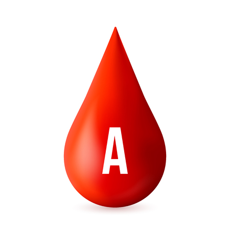 Creative illustration of blood type group isolated on background. Art design red drop icons. Abstract concept graphic medicine donor day element.の写真素材