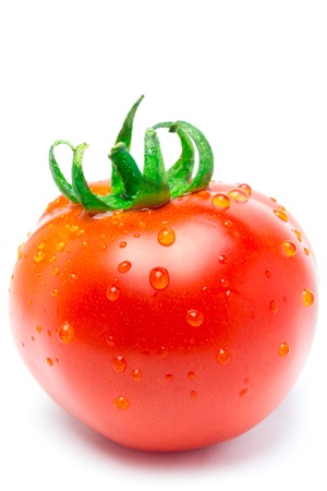  Tomato on white backgroundの写真素材