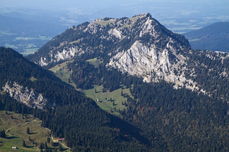 Hiking in the bavarian alps, Germanyの写真素材