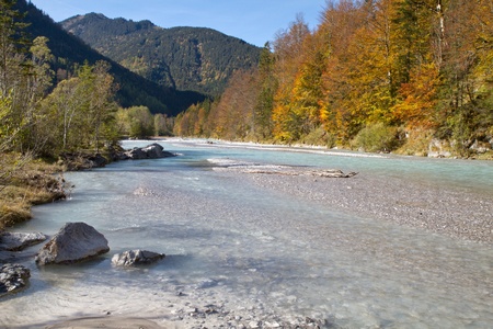 Indian Summer in the Karwendel mountains, Austriaの写真素材
