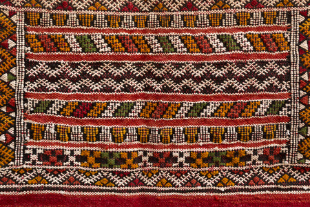Moroccan carpet, closeup