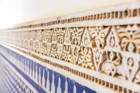 Oriental architecture detail, Moroccoの写真素材