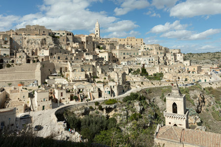 The historic town of Matera in Southern Italy