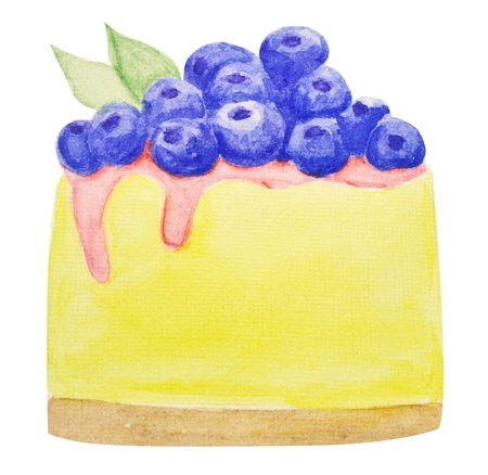 Decorative sweets desserts with shortcrust sponge cake and fruits