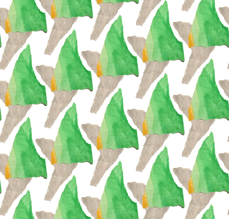 Bright, abstract seamless pattern made with torn colored paper. Hand drawnの写真素材