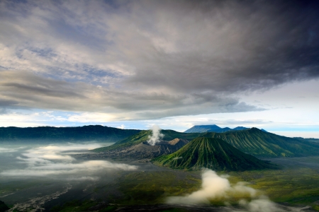 Bromo mountain in Indonesia