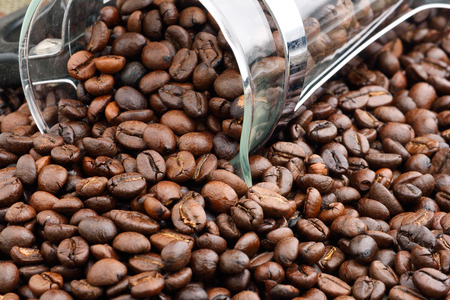 Close-up of coffee beanの写真素材