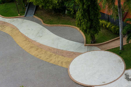 Art patterns and outdoor architecture