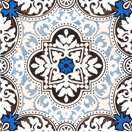 italian ceramic tiles seamless textureの写真素材