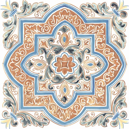 italian ceramic tiles seamless textureの写真素材