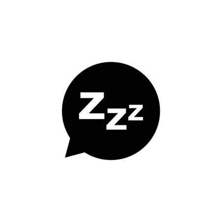 Sleep icon isolated on white background. Zzz sleep symbol. Vector EPS 10のイラスト素材
