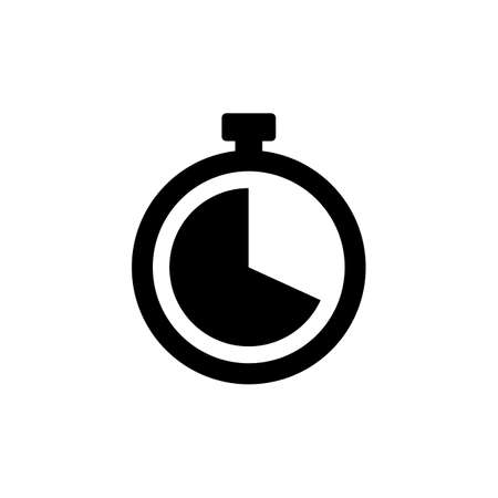 Clock stopwatch icon. Clock symbol isolated. Timer symbol.のイラスト素材