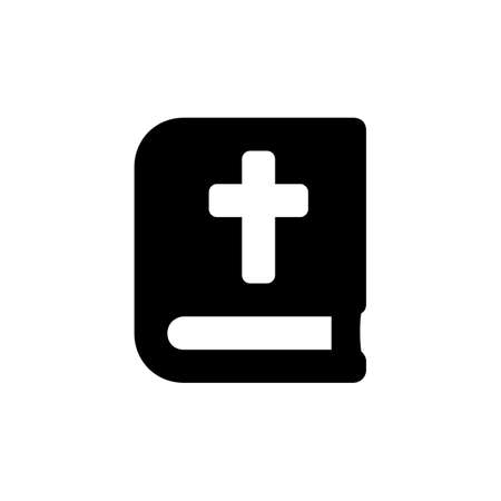 Bible vector icon. Holy Bible book symbol isolatedのイラスト素材
