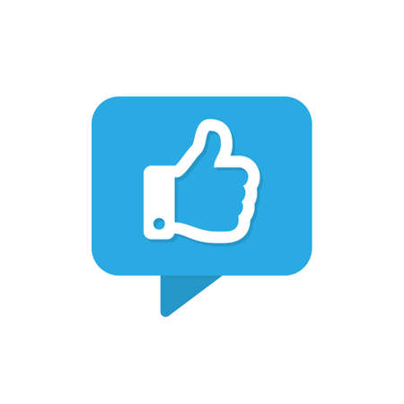 Like vector icon. Thumb Up social media notification symbol Vector illustration EPS 10