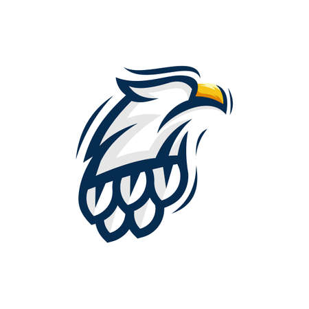 Eagle Mascot Vector Logo Designのイラスト素材