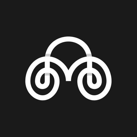 Letter A Spiral Business Logo Designのイラスト素材