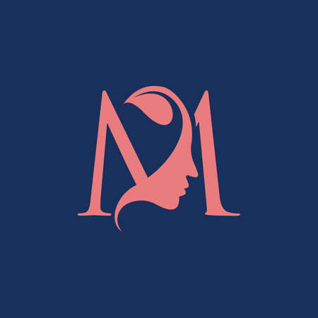 Letter M Beauty Business Logo Designのイラスト素材