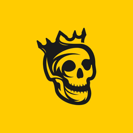 Skull Crown Business Logo Design