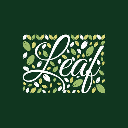 Nature Leaf Business Logo Designのイラスト素材