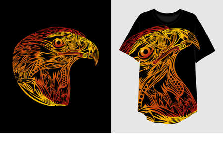 Eagle Head Artwork Illustration Designのイラスト素材