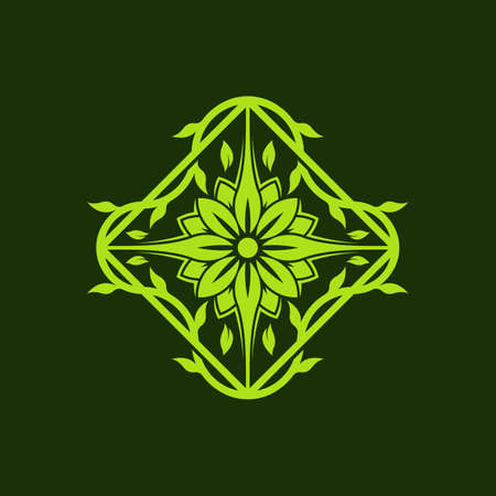 Flower Green Nature Designのイラスト素材