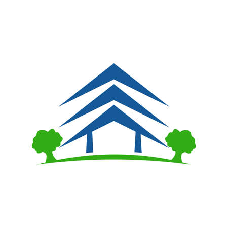 Village Nature Creative Logo Designのイラスト素材