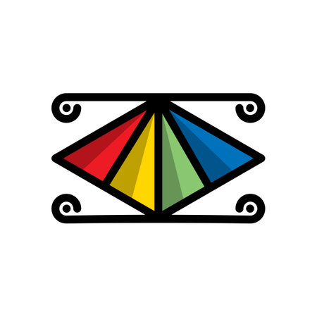 Prism Colorful Business Logo Designのイラスト素材
