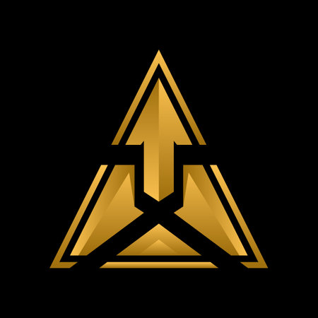 Lion Animal Triangle Logo Design