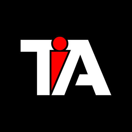 Letter TA Human Business Logo Designのイラスト素材