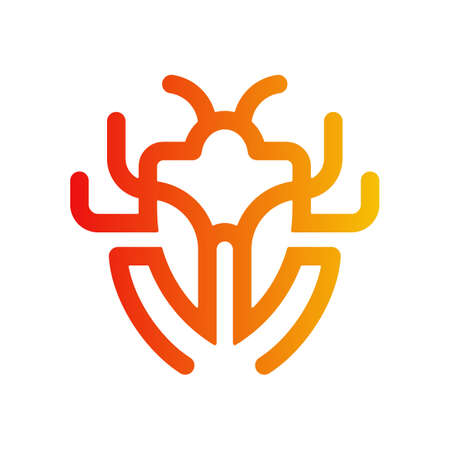 Animal Bug Line Creative Logo Design